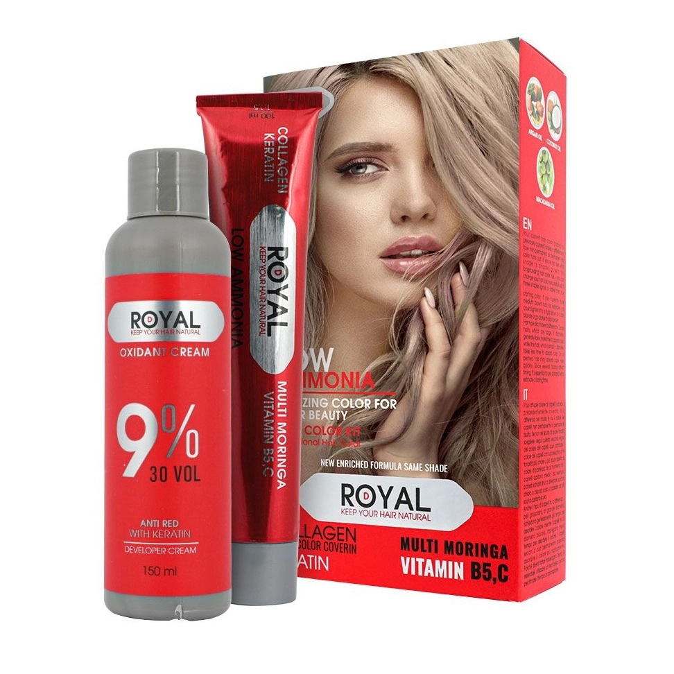 کیت رنگ مو بلوند کنفی رویال کد R312