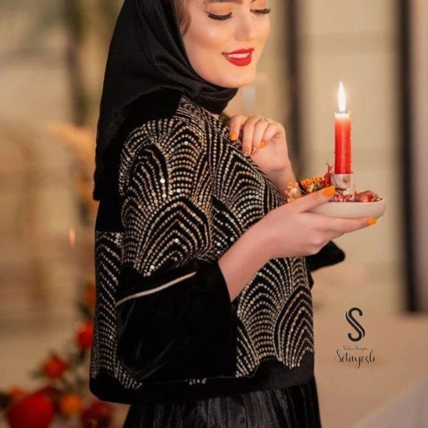 کت مخمل سوزن دوزی