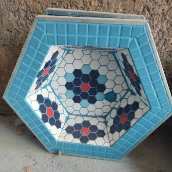 حوضچه سایز ۵۰در۵۰ شش گوش