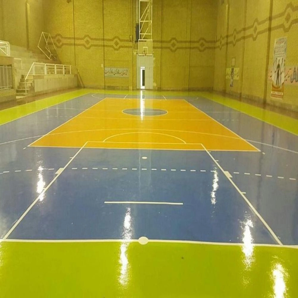 دیوارپوش سالن ورزشی شرکت نفت اهواز