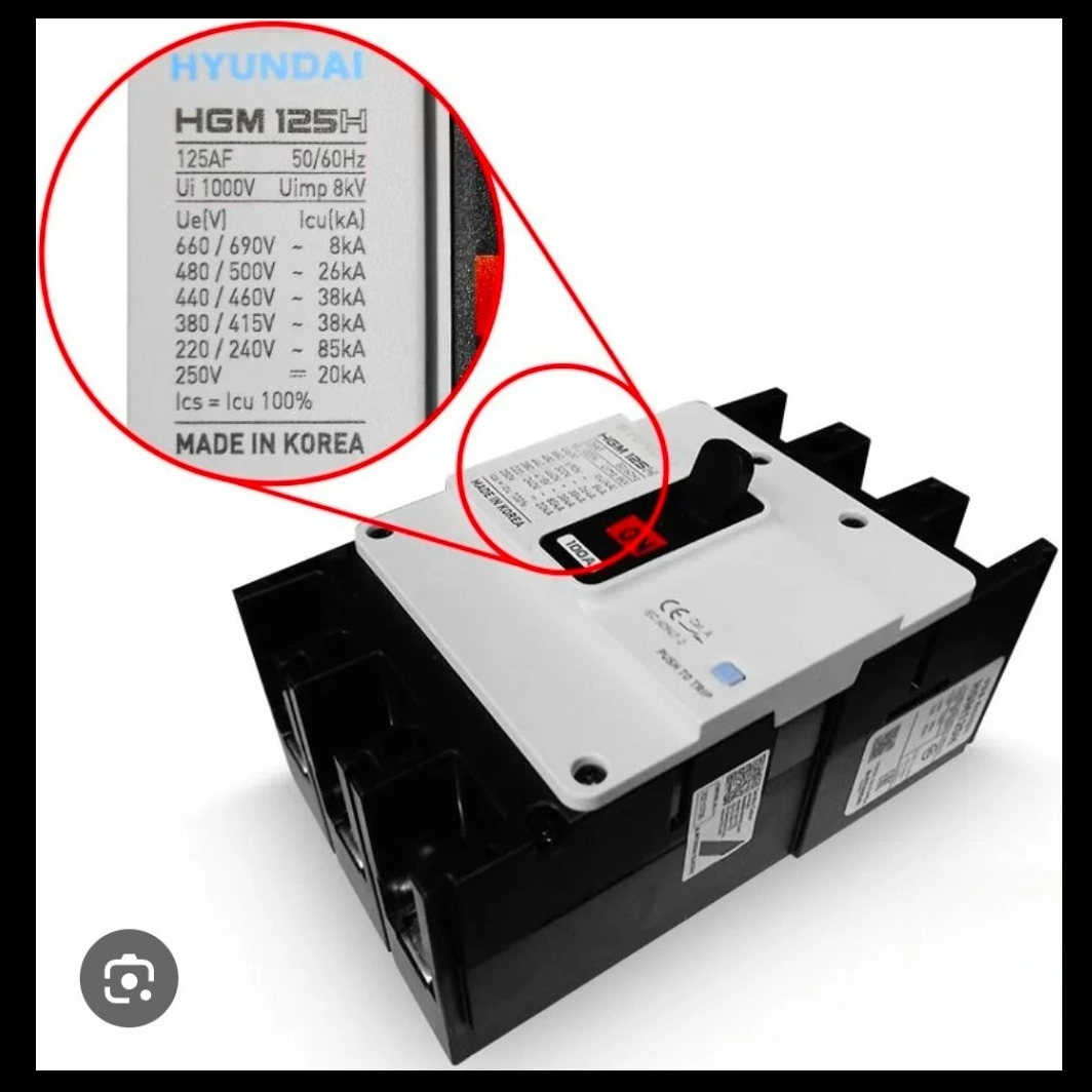 کلید اتوماتیک هیوندای HGM125A کلید اتوماتیک هیوندای HGM125A