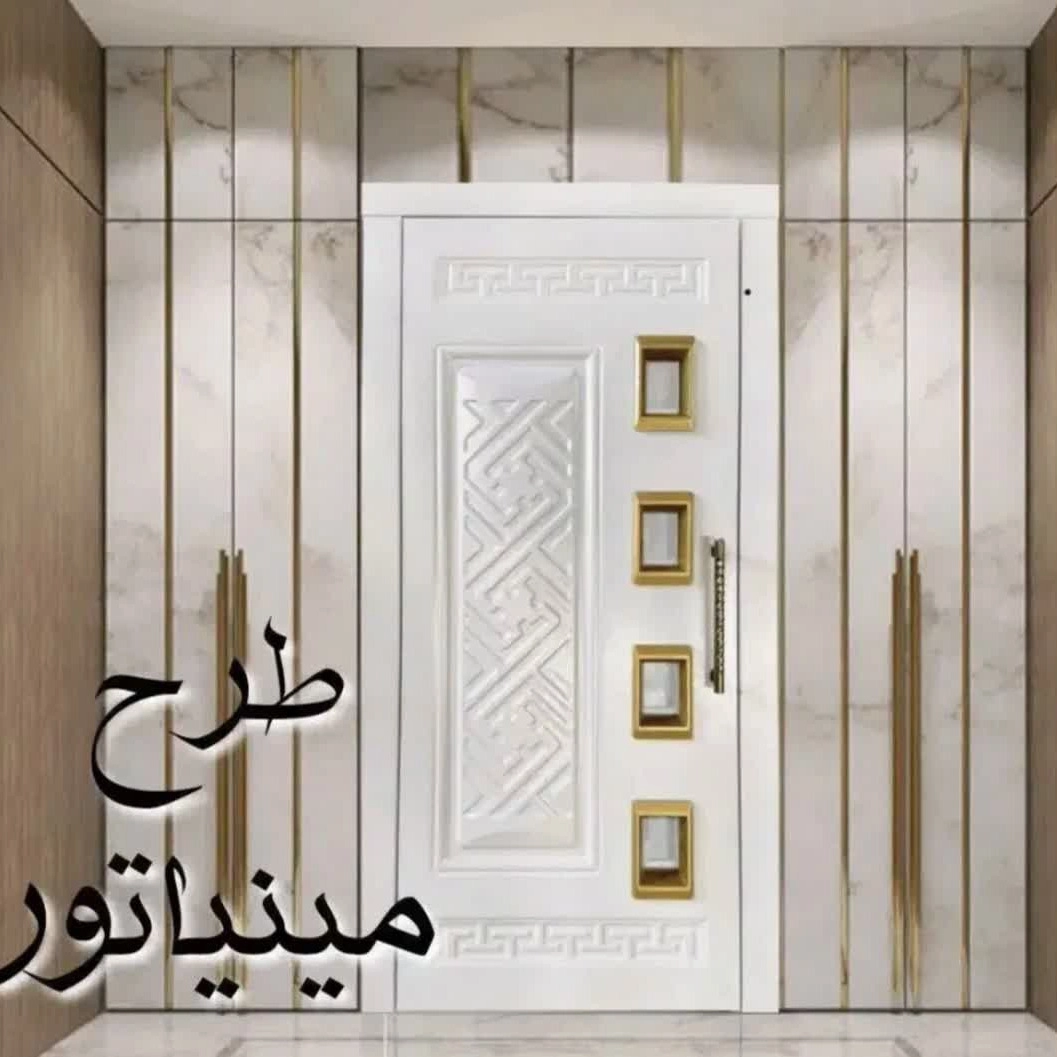 درب آسانسور لولایی طرح مینیاتور