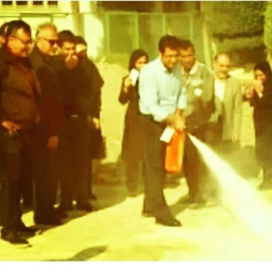 آموزش عملکرد کپسول آتش نشانی در موزه ملی قرآن