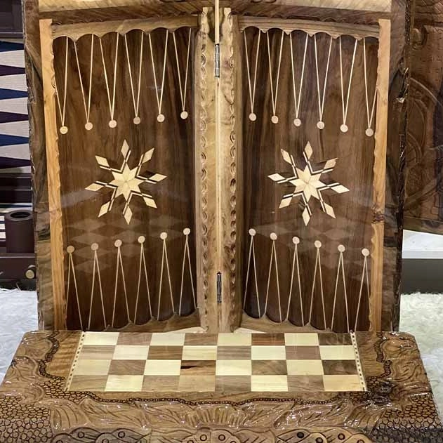 تخته نرد و محصولات چوبی محرمی