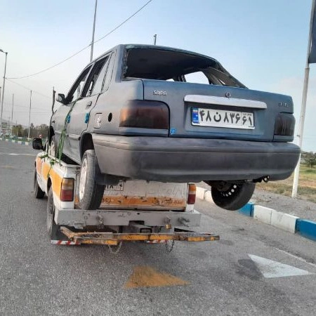 امدادخودروی دهگلان میرزایی در قروه کردستان