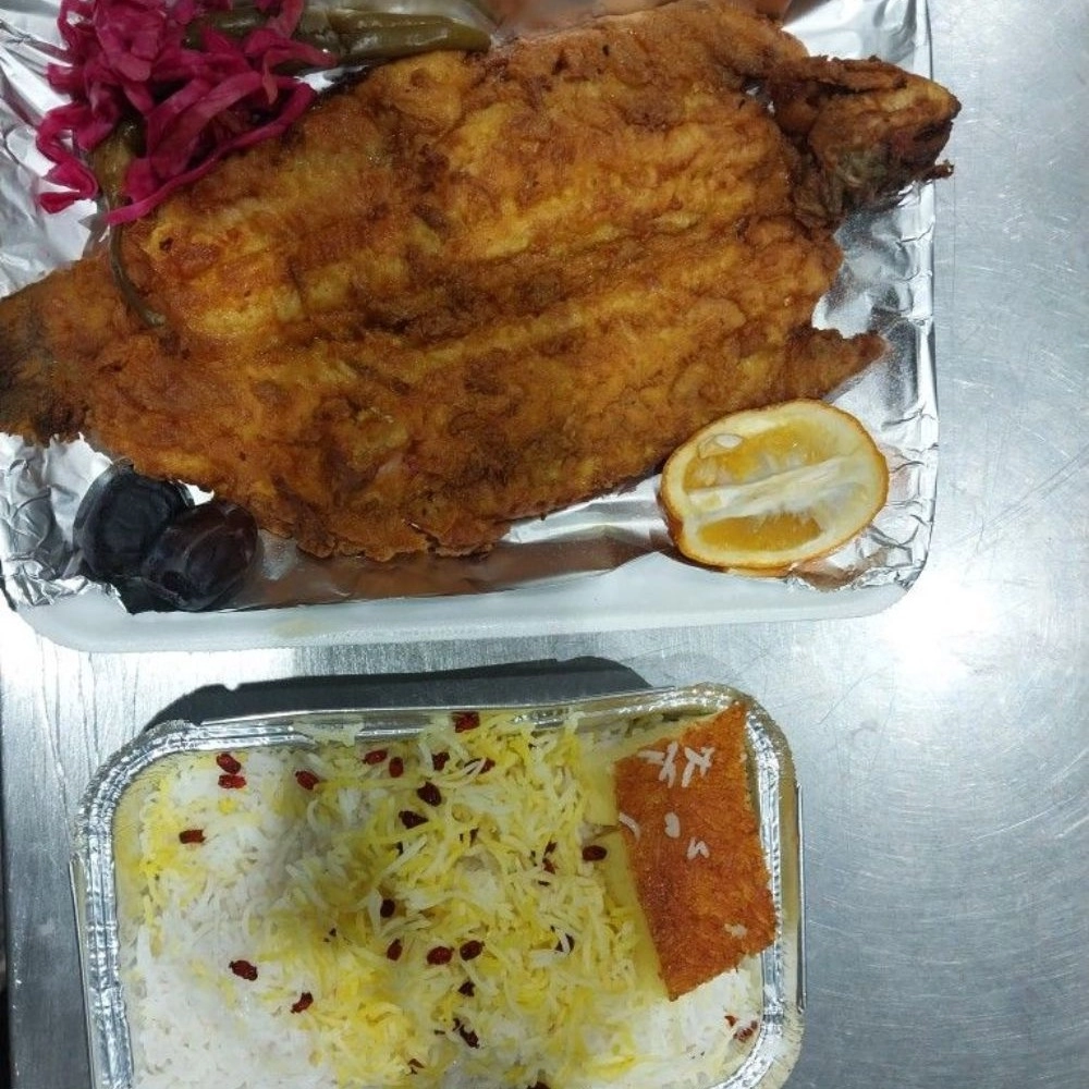 چلو ماهی قزل آلا چلو ماهی قزل آلا