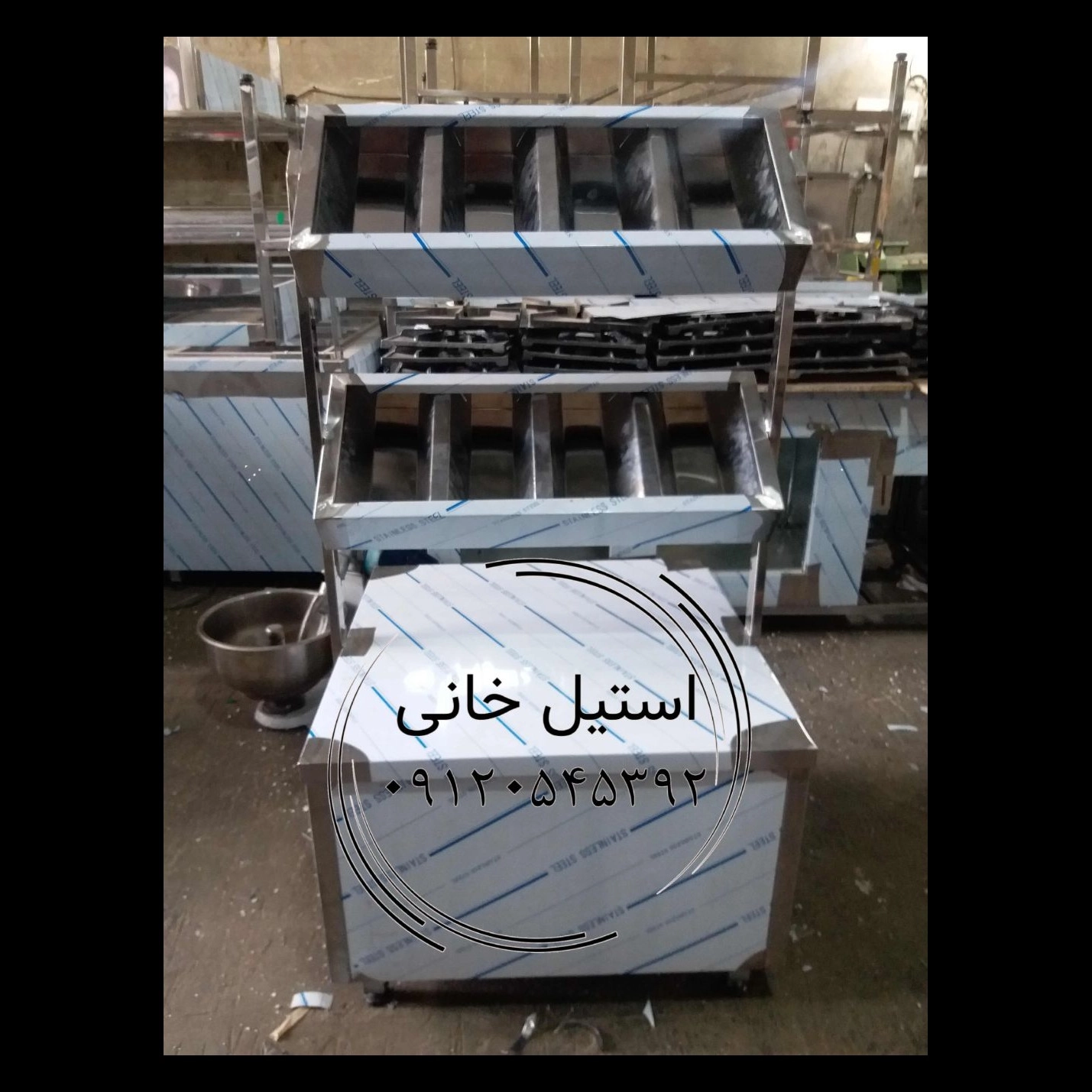 کانتر قاشق و چنگال استیل