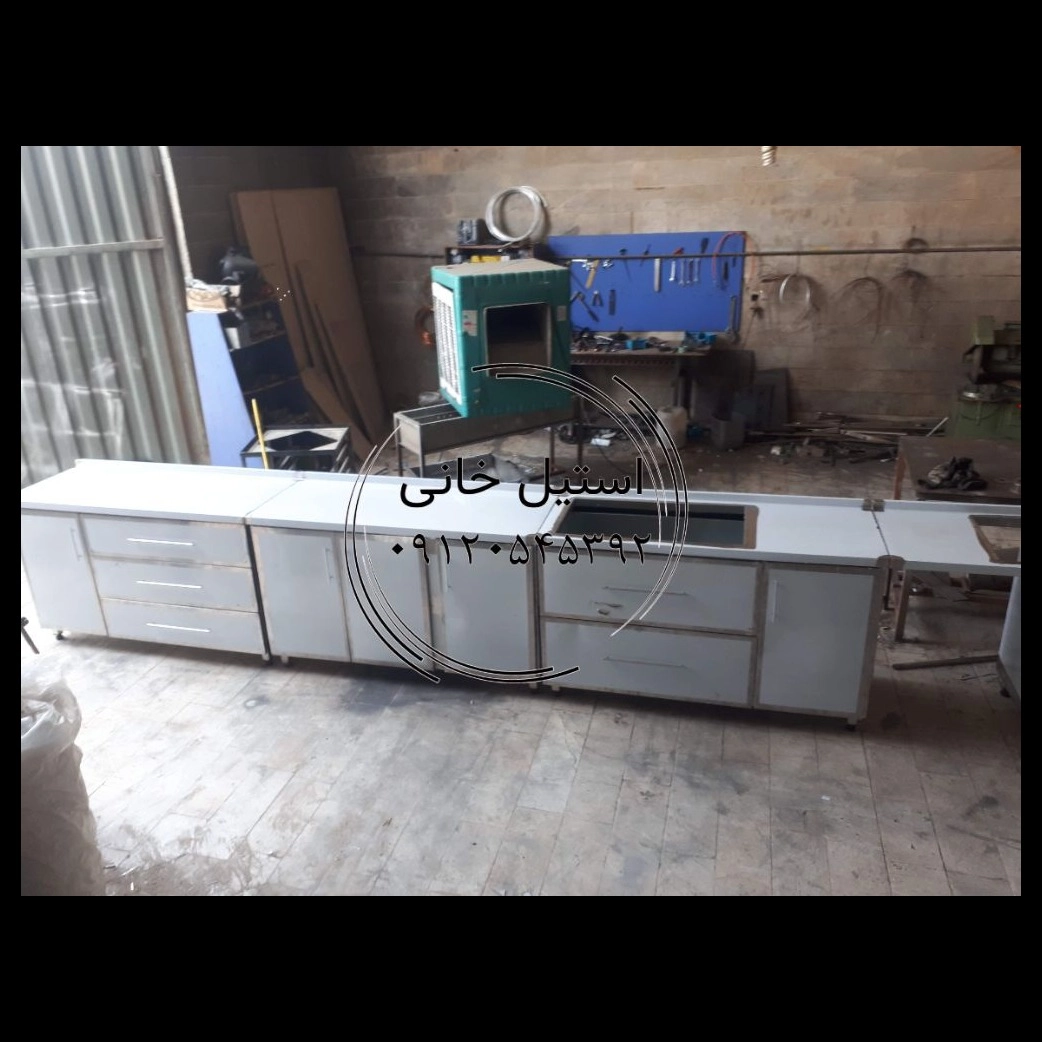 کابینت زمینی استیل