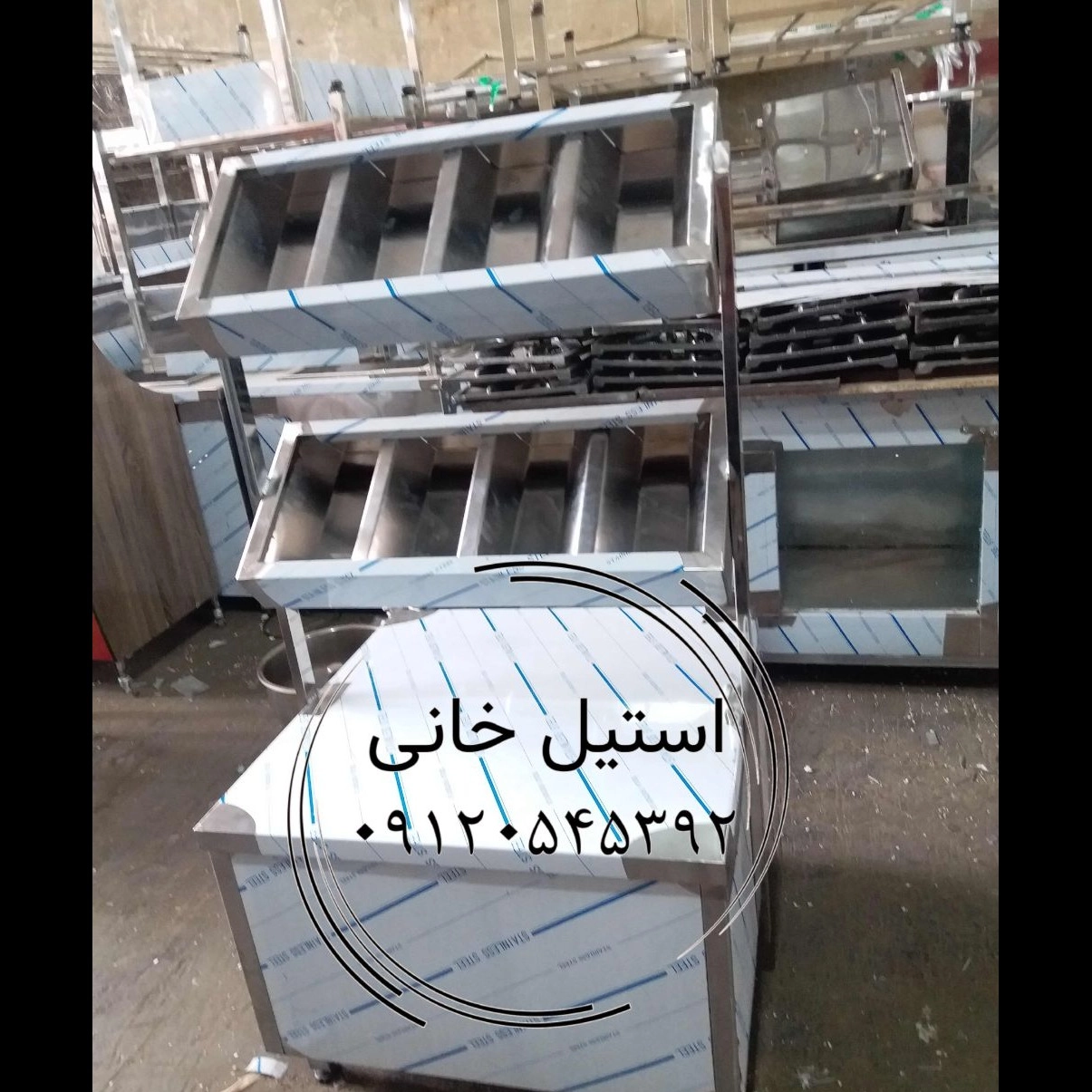 کانتر قاشق و چنگال استیل