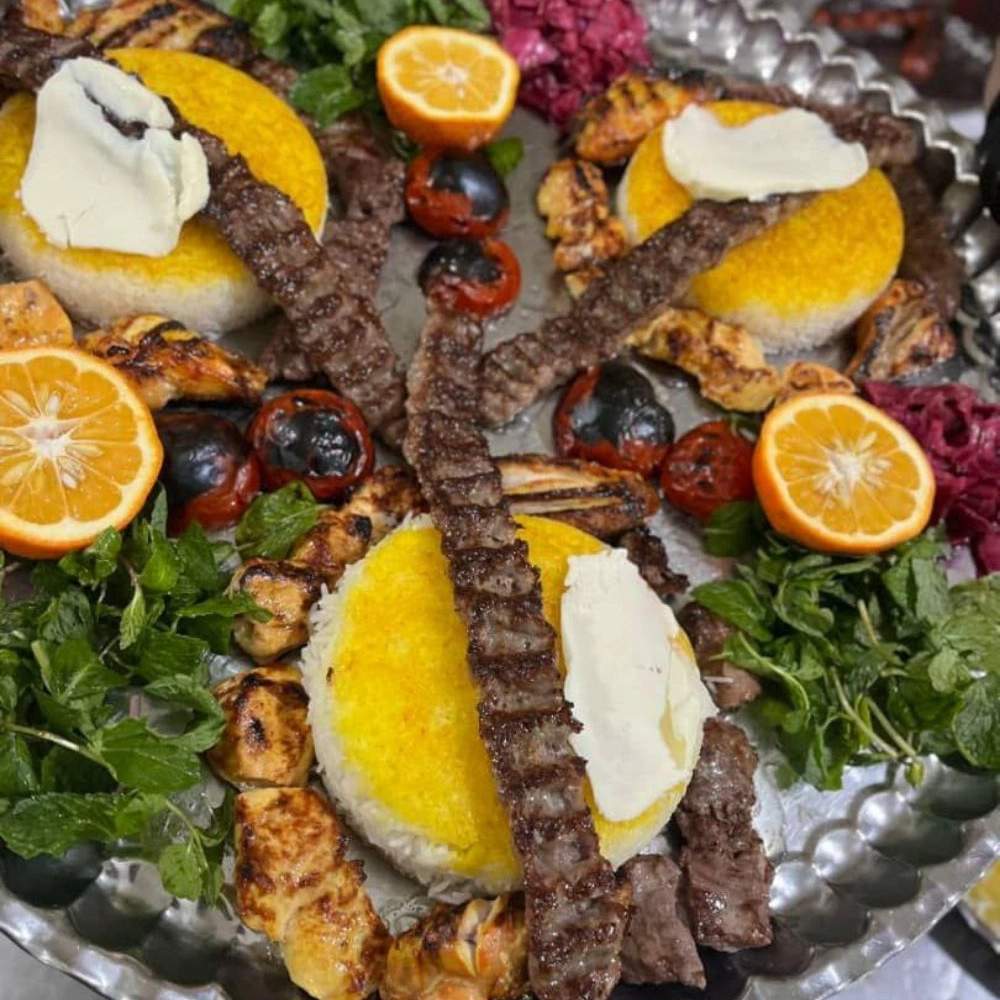 سینی سه نفره گیلاس سینی سه نفره گیلاس