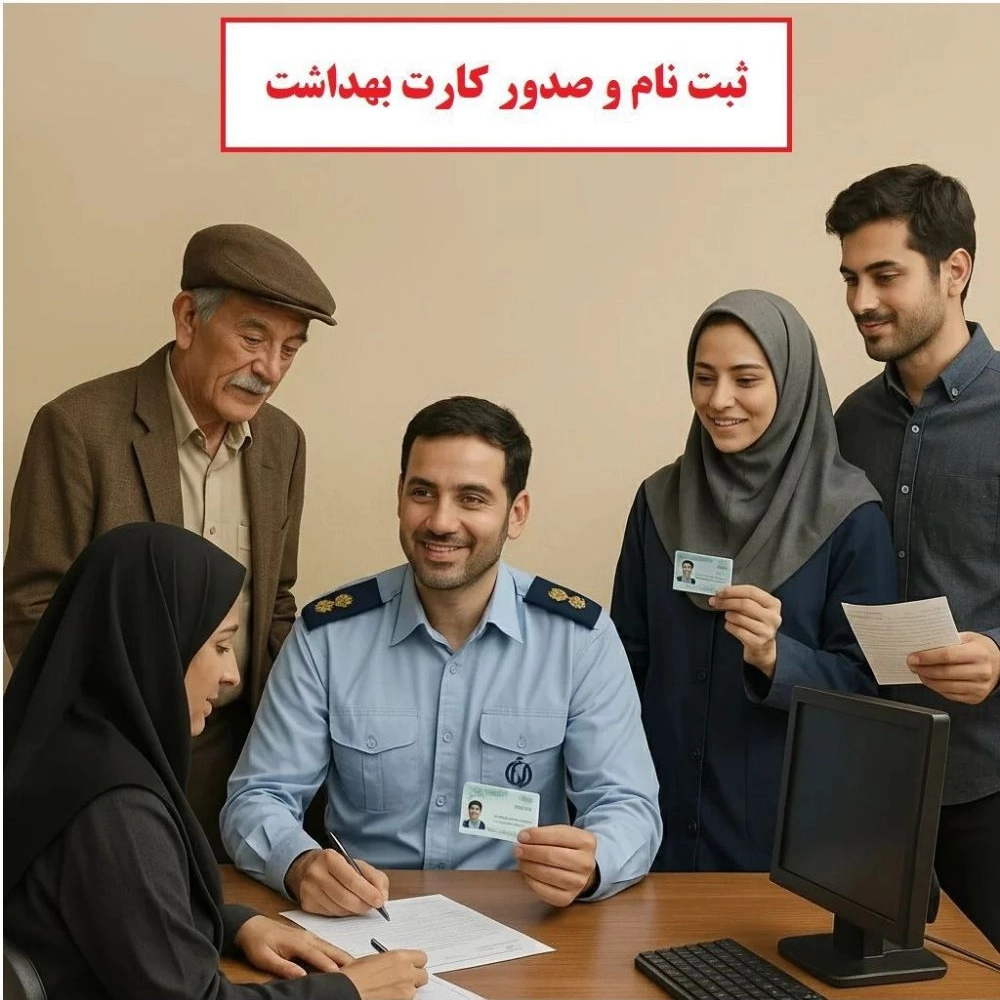 ثبت نام کارت بهداشت ثبت نام کارت بهداشت