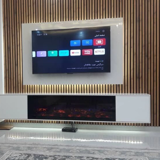 اجرای ترمووال و میز Tvو شومینه برقی
