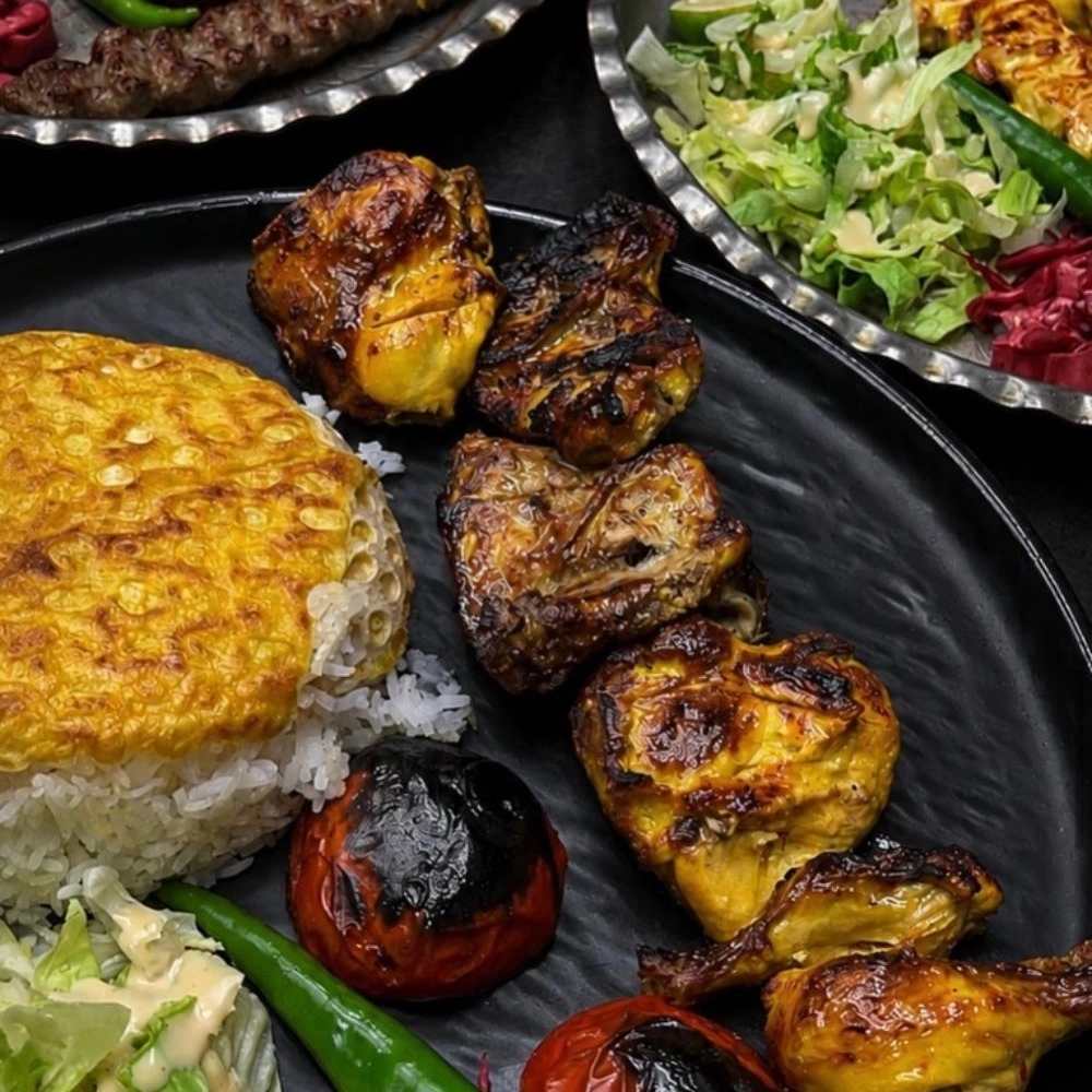 چلو جوجه با استخوان