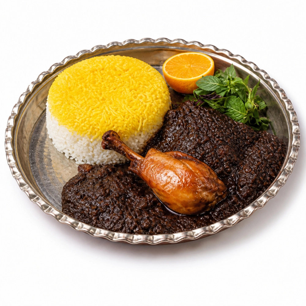چلو خورشت فسنجان